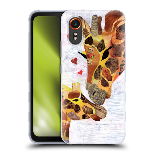 Artpoptart Animals Sweet Giraffes Soft Gel Case for Samsung Galaxy Xcover7 5G