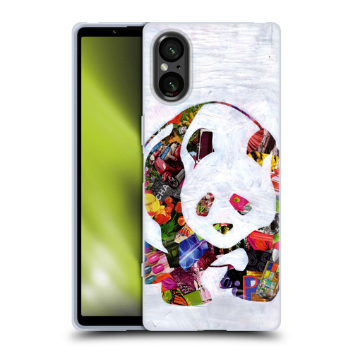 Artpoptart Animals Panda Soft Gel Case for Sony Xperia 5 V 5G