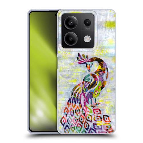 Artpoptart Animals Peacock Soft Gel Case for Xiaomi Redmi Note 13 5G