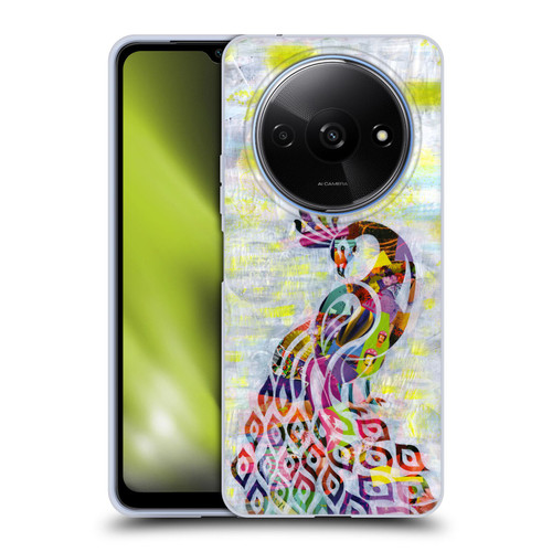 Artpoptart Animals Peacock Soft Gel Case for Xiaomi Redmi A3