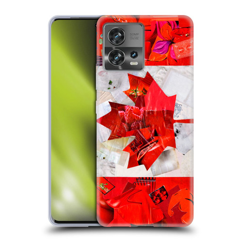 Artpoptart Flags Canada Soft Gel Case for Motorola Moto Edge 30 Fusion