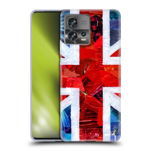 Artpoptart Flags Union Jack Soft Gel Case for Motorola Moto Edge 30 Fusion