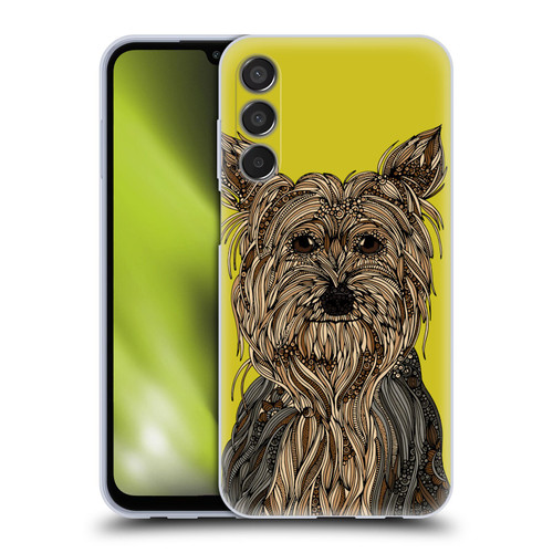 Valentina Dogs Yorkshire Terrier Soft Gel Case for Samsung Galaxy M15/F15 5G