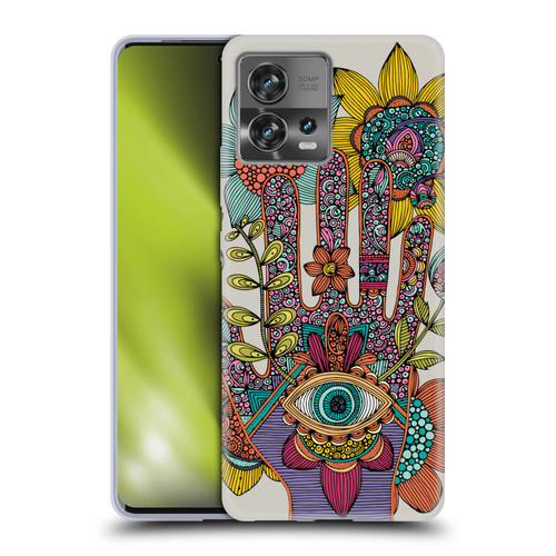 Valentina Symbols Illustration Hamsa Soft Gel Case for Motorola Moto Edge 30 Fusion