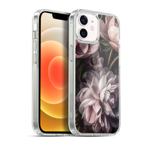 LebensArt Birds And Floral Baroque Smoke Soft Gel Case for Apple iPhone 12 / iPhone 12 Pro & MagSafe