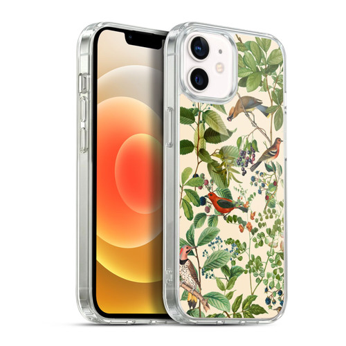 LebensArt Birds And Floral Berries Soft Gel Case for Apple iPhone 12 / iPhone 12 Pro & MagSafe