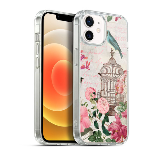 LebensArt Birds And Floral Birdcage Master Soft Gel Case for Apple iPhone 12 / iPhone 12 Pro & MagSafe