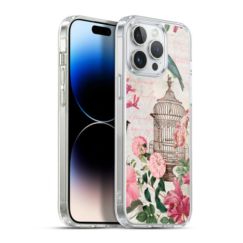 LebensArt Birds And Floral Birdcage Master Soft Gel Case for Apple iPhone 13 Pro Max & MagSafe