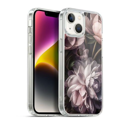 LebensArt Birds And Floral Baroque Smoke Soft Gel Case for Apple iPhone 14