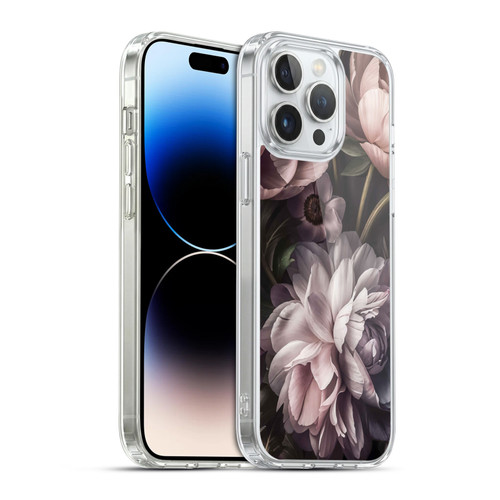 LebensArt Birds And Floral Baroque Smoke Soft Gel Case for Apple iPhone 14 Pro Max & MagSafe