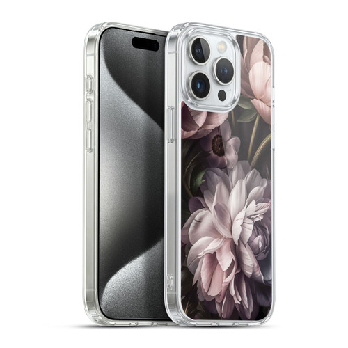 LebensArt Birds And Floral Baroque Smoke Soft Gel Case for Apple iPhone 15 Pro Max & MagSafe