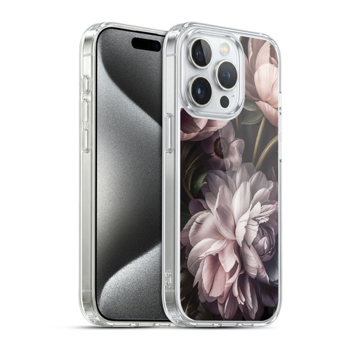 LebensArt Birds And Floral Baroque Smoke Soft Gel Case for Apple iPhone 15 Pro & MagSafe