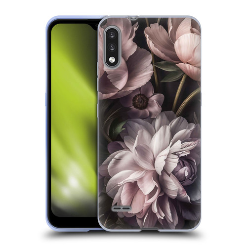 LebensArt Birds And Floral Baroque Smoke Soft Gel Case for LG K22