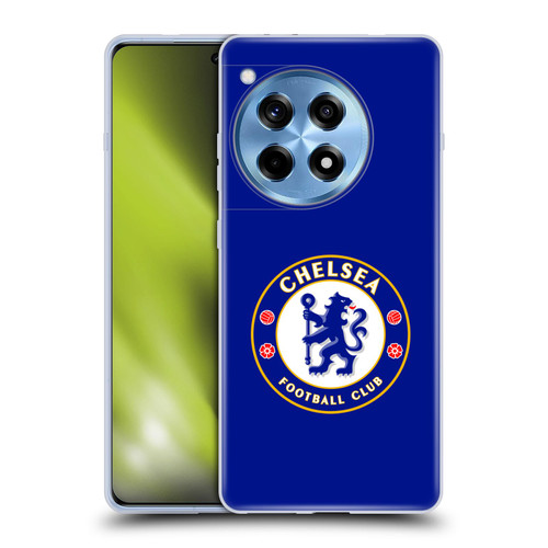 Chelsea Football Club Crest Plain Blue Soft Gel Case for OPPO OnePlus Ace 3 5G