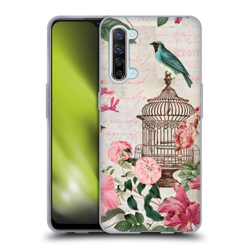 LebensArt Birds And Floral Birdcage Master Soft Gel Case for OPPO Find X2 Lite 5G