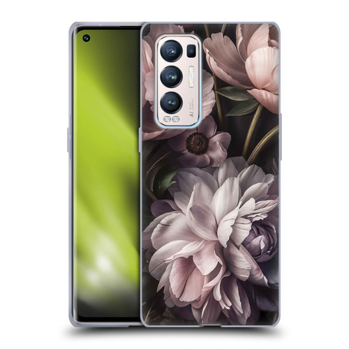 LebensArt Birds And Floral Baroque Smoke Soft Gel Case for OPPO Find X3 Neo / Reno5 Pro+ 5G