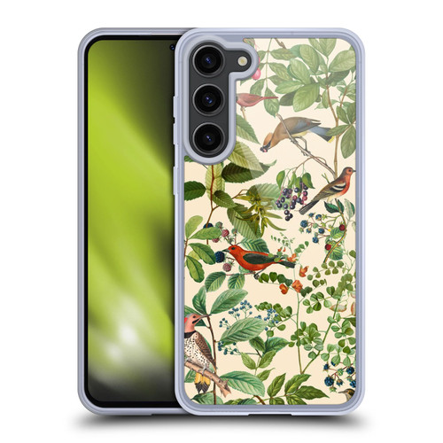 LebensArt Birds And Floral Berries Soft Gel Case for Samsung Galaxy S23+ 5G