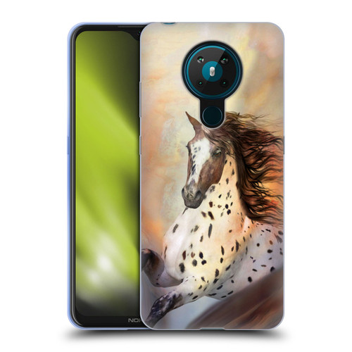 Simone Gatterwe Horses Wild 2 Soft Gel Case for Nokia 5.3