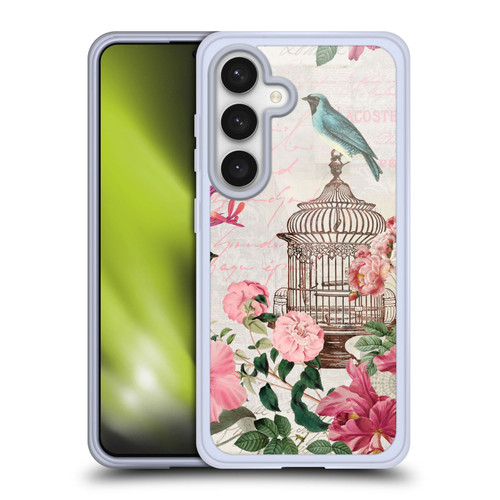 LebensArt Birds And Floral Birdcage Master Soft Gel Case for Samsung Galaxy S24 5G