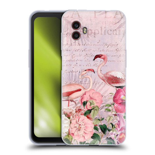 LebensArt Birds And Floral Flamingo Paradise Soft Gel Case for Samsung Galaxy Xcover6 Pro/Pro2