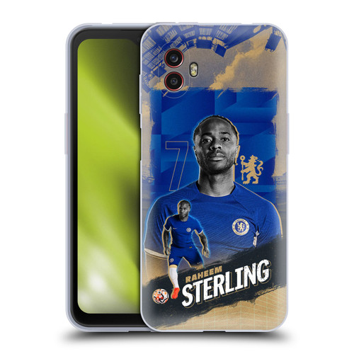 Chelsea Football Club 2023/24 First Team Raheem Sterling Soft Gel Case for Samsung Galaxy Xcover6 Pro/Pro2