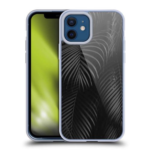 LebensArt Elegance in Black Palms Soft Gel Case for Apple iPhone 12 / iPhone 12 Pro