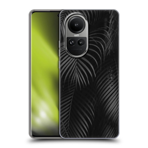LebensArt Elegance in Black Palms Soft Gel Case for OPPO Reno10 5G / Reno10 Pro 5G