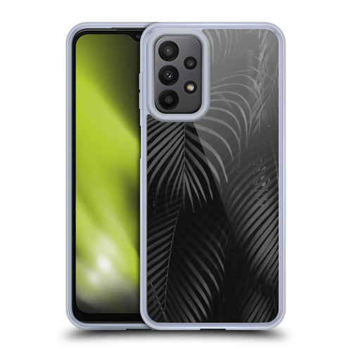 LebensArt Elegance in Black Palms Soft Gel Case for Samsung Galaxy A23 / 5G (2022)