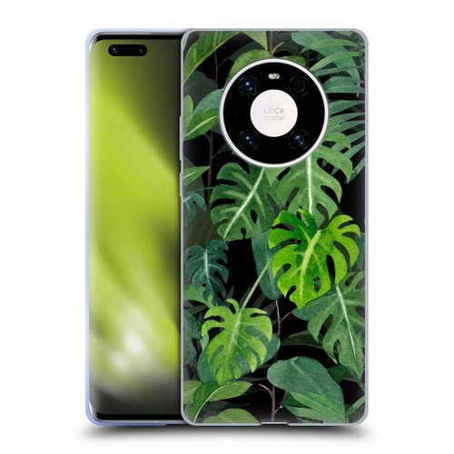 LebensArt Jungle Plants And Animals Monstera Soft Gel Case for Huawei Mate 40 Pro 5G