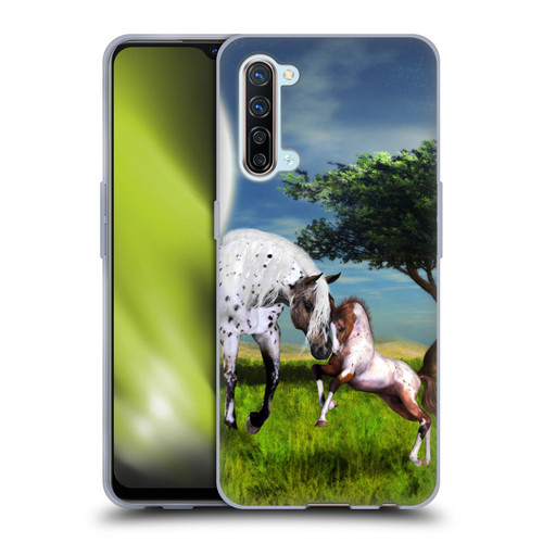 Simone Gatterwe Horses Love Forever Soft Gel Case for OPPO Find X2 Lite 5G
