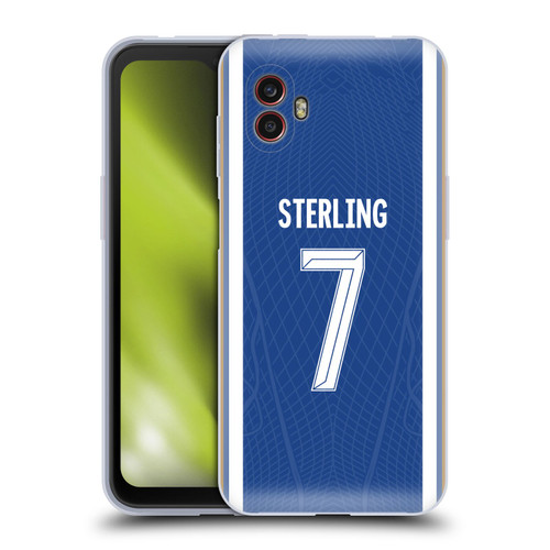 Chelsea Football Club 2023/24 Players Home Kit Raheem Sterling Soft Gel Case for Samsung Galaxy Xcover6 Pro/Pro2