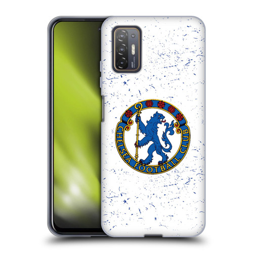 Chelsea Football Club Retro Kit and Stadium 1953 Crest Soft Gel Case for HTC Desire 21 Pro 5G