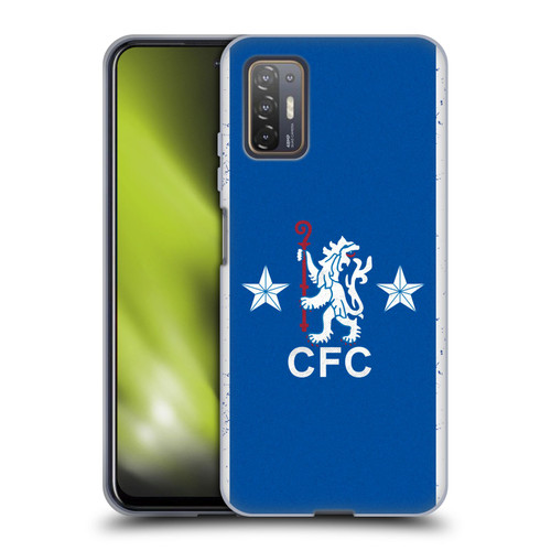 Chelsea Football Club Retro Kit and Stadium 1978 Home Soft Gel Case for HTC Desire 21 Pro 5G