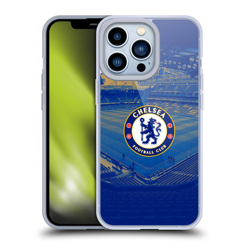 Chelsea Football Club Retro Kit and Stadium Stamford Bridge Soft Gel Case for Apple iPhone 13 Pro Chelsea Football Club Retro Kit and Stadium Stamford Bridge Soft Gel Case for Apple iPhone 13 Pro