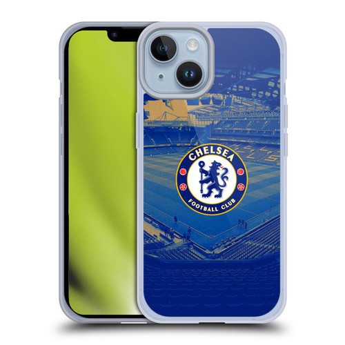 Chelsea Football Club Retro Kit and Stadium Stamford Bridge Soft Gel Case for Apple iPhone 14 Chelsea Football Club Retro Kit and Stadium Stamford Bridge Soft Gel Case for Apple iPhone 14