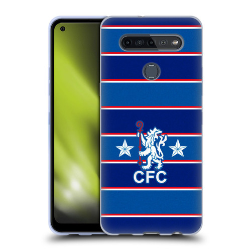 Chelsea Football Club Retro Kit and Stadium 1984 Home Soft Gel Case for LG K51S