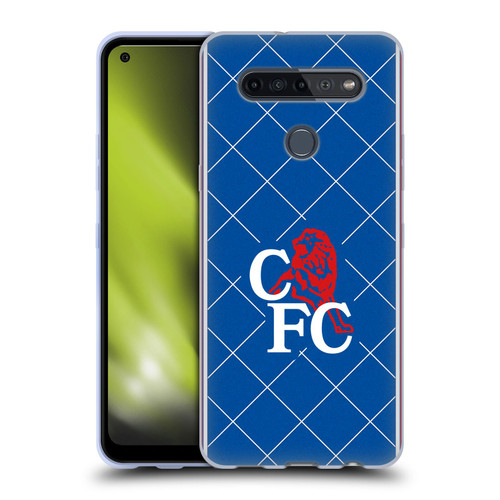 Chelsea Football Club Retro Kit and Stadium 1988 Home Soft Gel Case for LG K51S