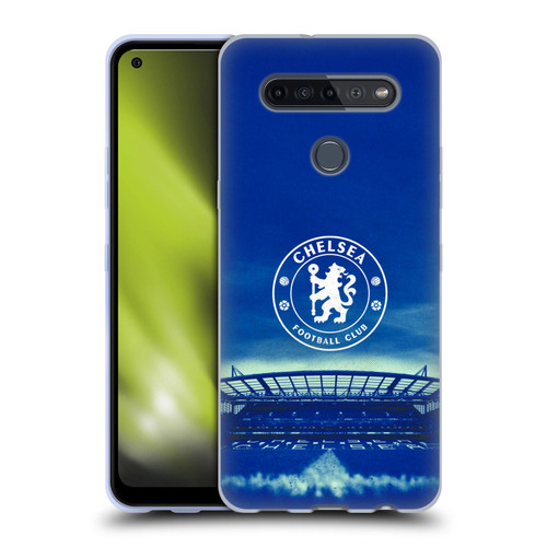 Chelsea Football Club Retro Kit and Stadium Logo Soft Gel Case for LG K51S
