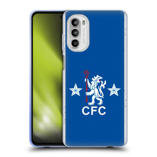 Chelsea Football Club Retro Kit and Stadium 1978 Home Soft Gel Case for Motorola Moto G52