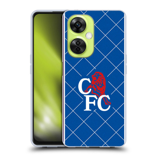 Chelsea Football Club Retro Kit and Stadium 1988 Home Soft Gel Case for OnePlus Nord CE 3 Lite 5G