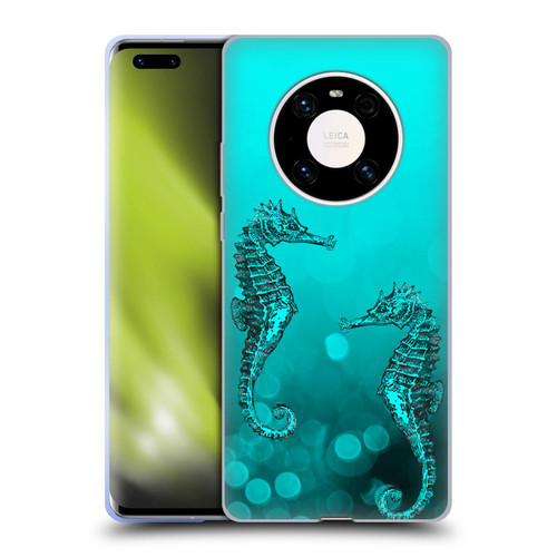 LebensArt Mix Art Seahorse Soft Gel Case for Huawei Mate 40 Pro 5G