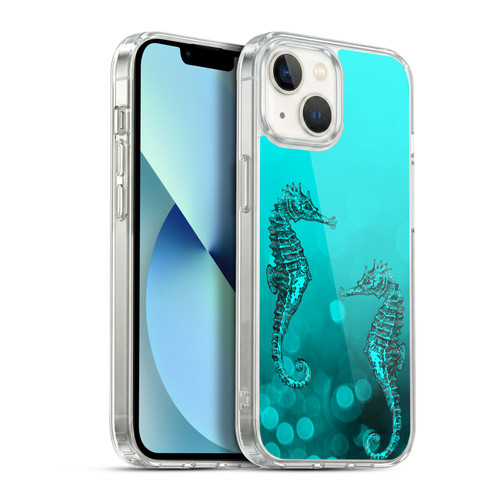 LebensArt Mix Art Seahorse Soft Gel Case for Apple iPhone 13