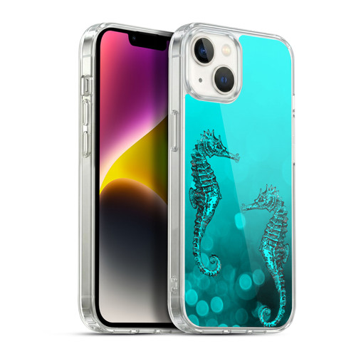 LebensArt Mix Art Seahorse Soft Gel Case for Apple iPhone 14 Plus & MagSafe