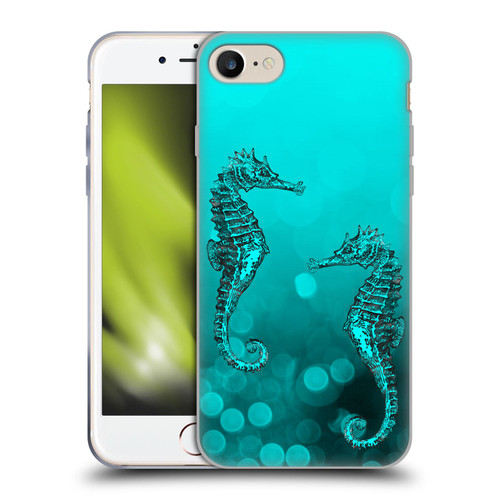 LebensArt Mix Art Seahorse Soft Gel Case for Apple iPhone 7 / 8 / SE 2020 & 2022