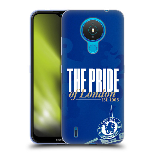 Chelsea Football Club Retro Kit and Stadium Pride Of London Soft Gel Case for Nokia 1.4