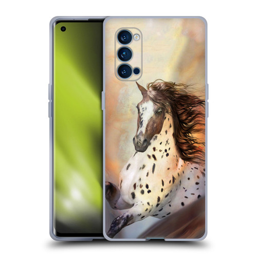 Simone Gatterwe Horses Wild 2 Soft Gel Case for OPPO Reno 4 Pro 5G