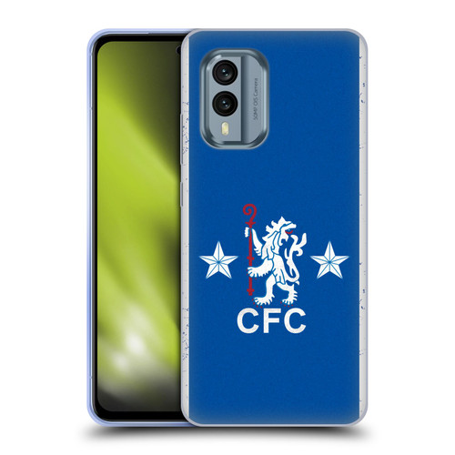 Chelsea Football Club Retro Kit and Stadium 1978 Home Soft Gel Case for Nokia X30