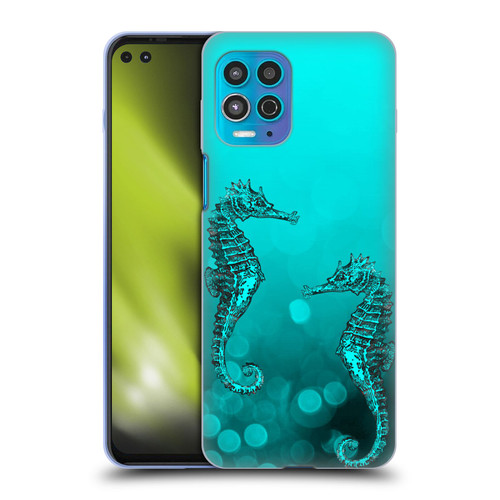 LebensArt Mix Art Seahorse Soft Gel Case for Motorola Moto G100