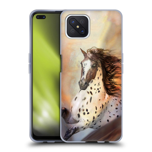 Simone Gatterwe Horses Wild 2 Soft Gel Case for OPPO Reno4 Z 5G