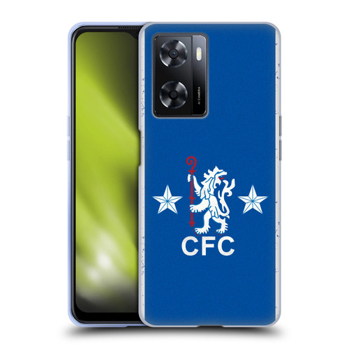 Chelsea Football Club Retro Kit and Stadium 1978 Home Soft Gel Case for OPPO A57s